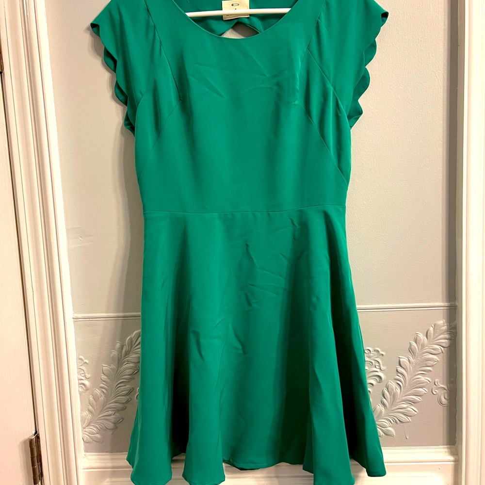 Pins and Needles green mini dress. Size 4.